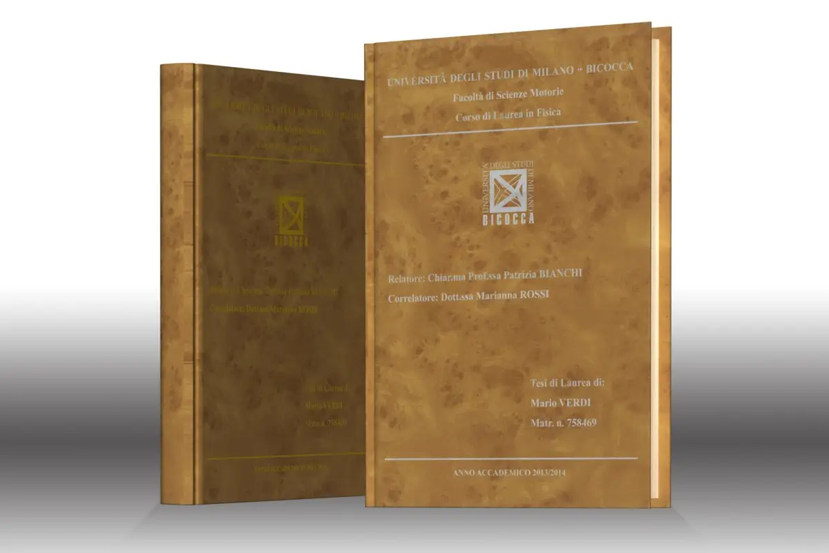 stampa tesi Similpelle Valnut Marrone